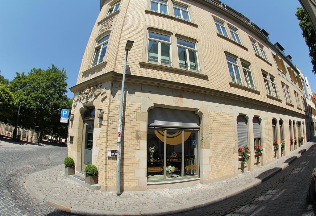Schottennester Schlafen An Der Kraemerbruecke Erfurt Buitenkant foto